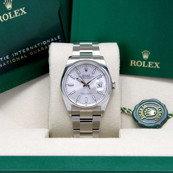 Datejust 36 126200 (Silver Baton Dial)