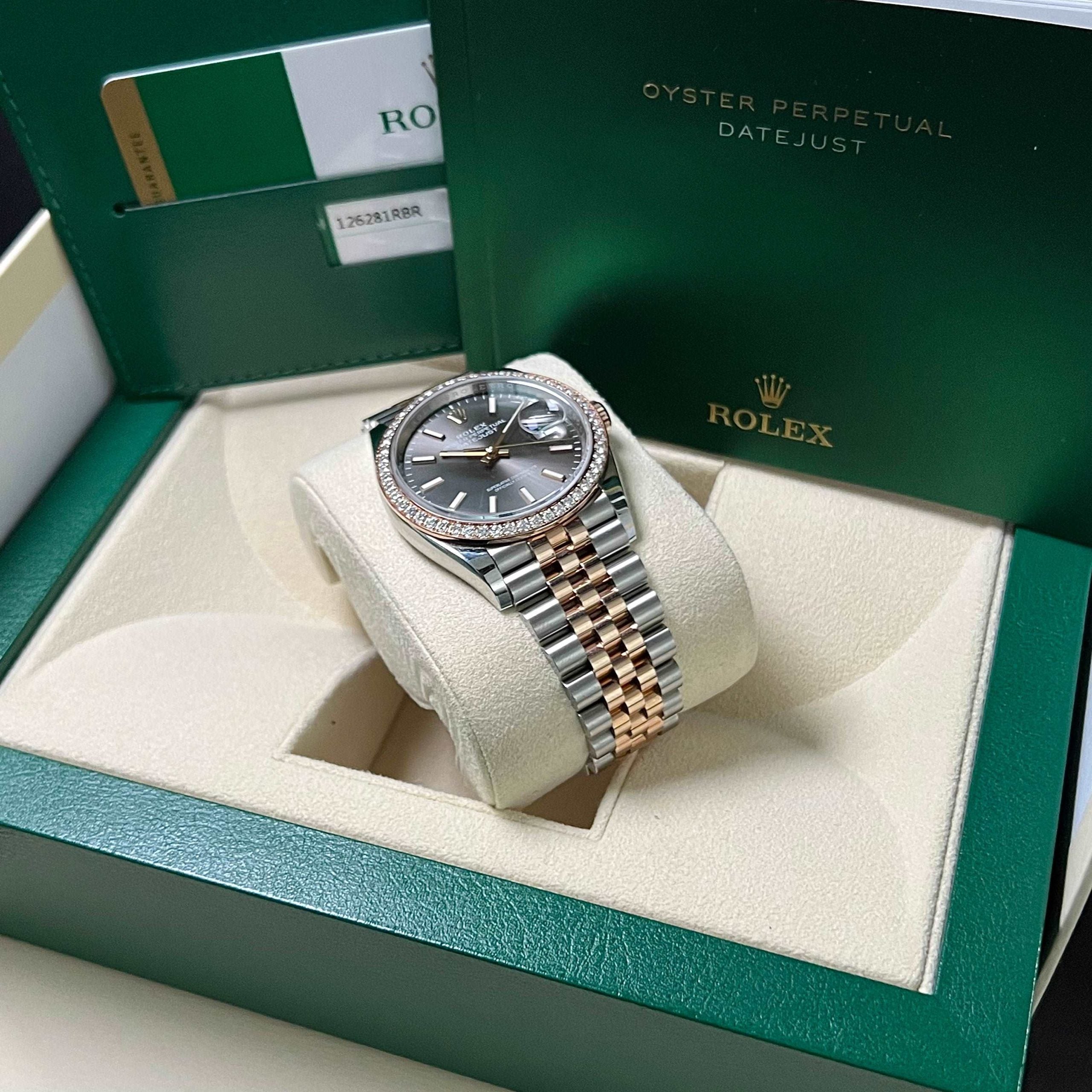 Datejust 36 126281RBR (Rhodium Dial)