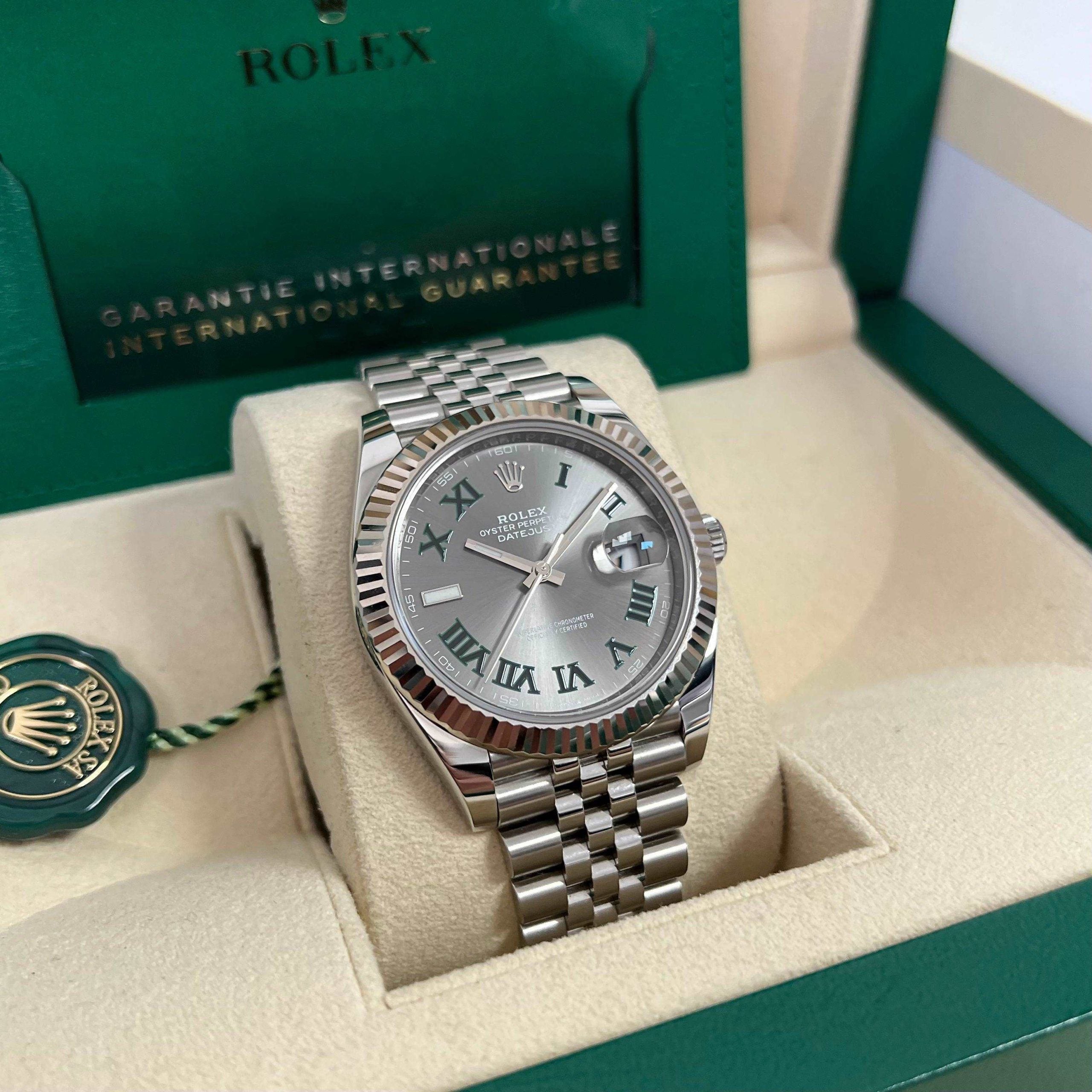 Datejust 41 126334 (Wimbledon Dial-Jubilee Bracelet)