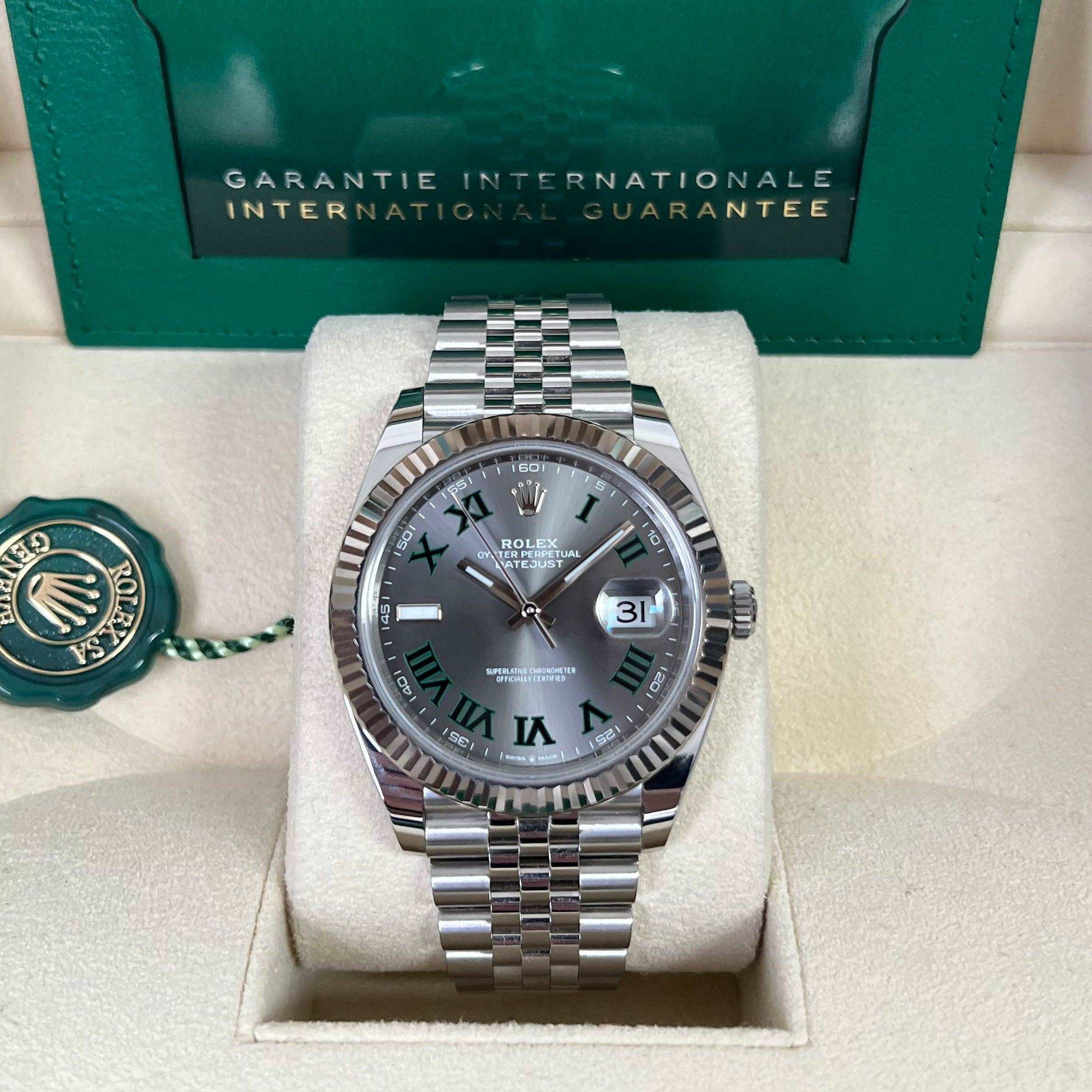 Datejust 41 126334 (Wimbledon Dial-Jubilee Bracelet)