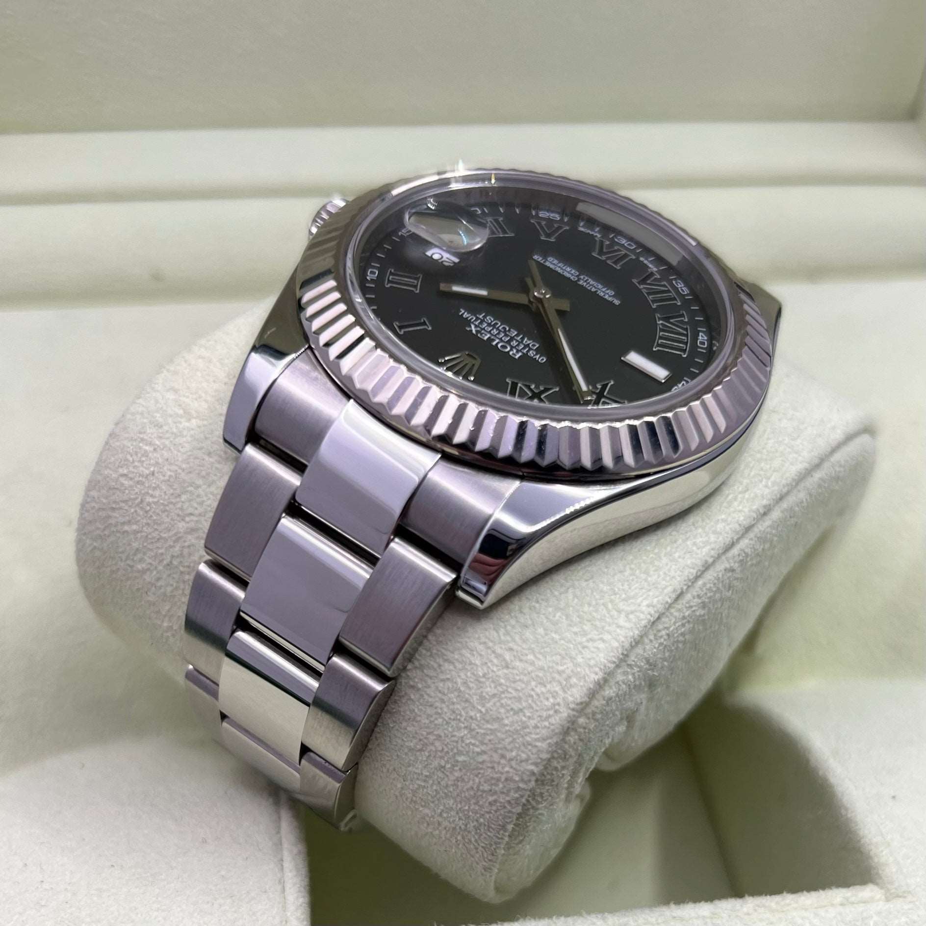 Datejust II 116334 (Charcoal Roman Numeral Dial)