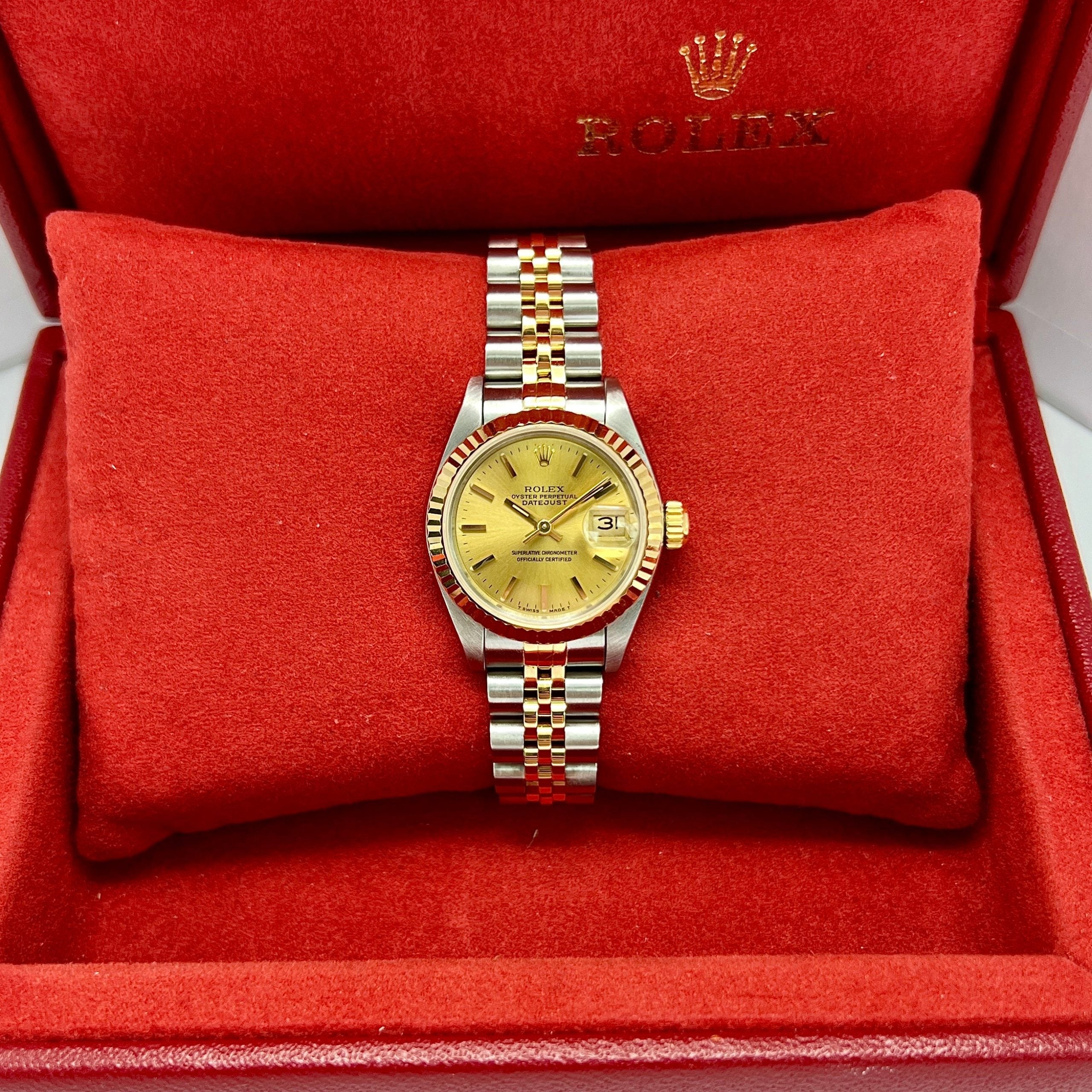 Lady Datejust 26mm 69173 (Champagne Baton Dial)