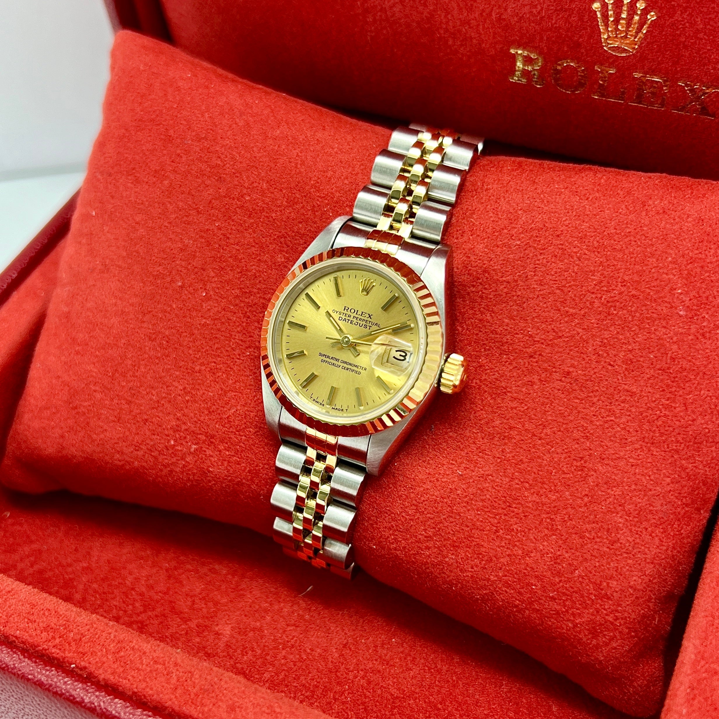 Lady Datejust 26mm 69173 (Champagne Baton Dial)