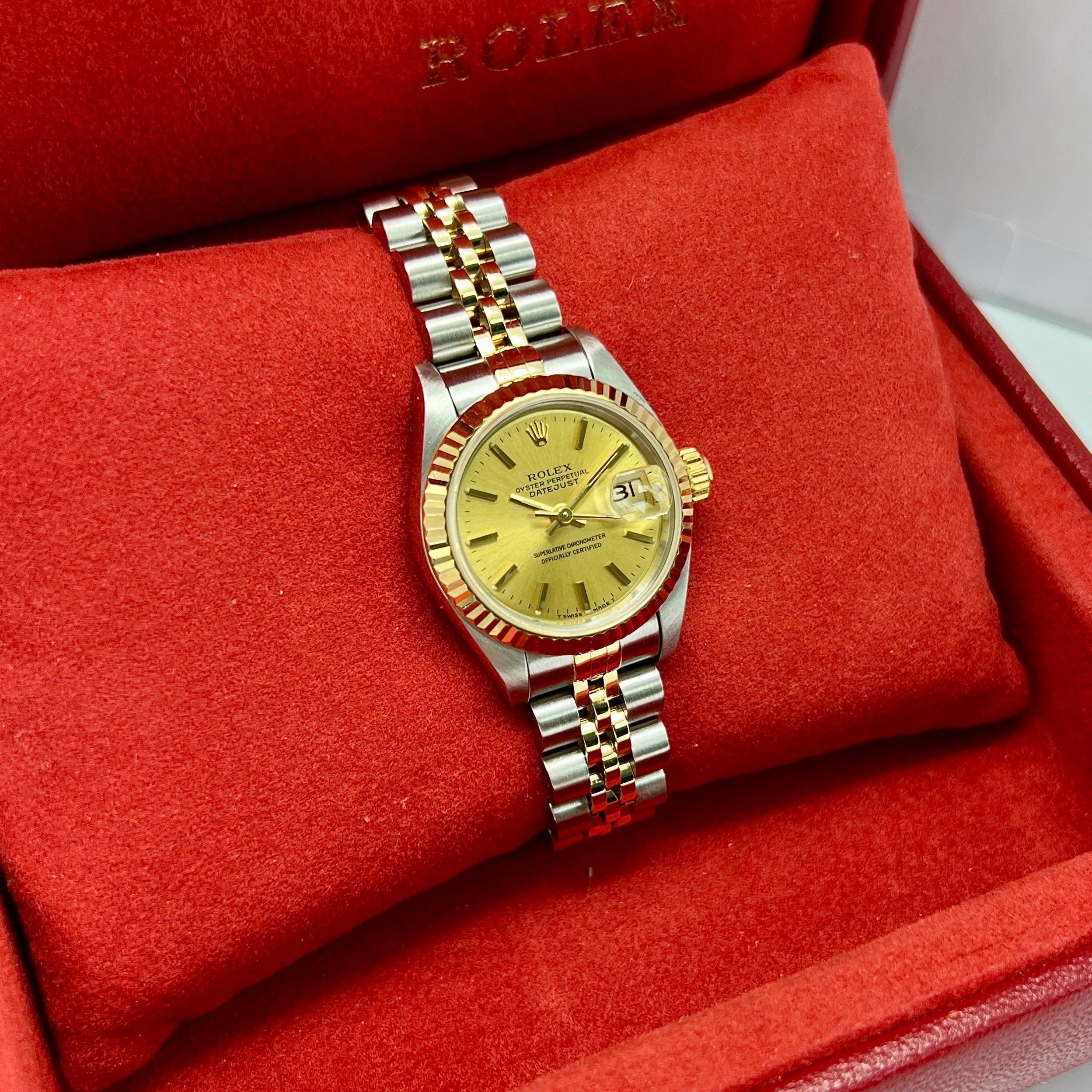 Lady Datejust 26mm 69173 (Champagne Baton Dial)