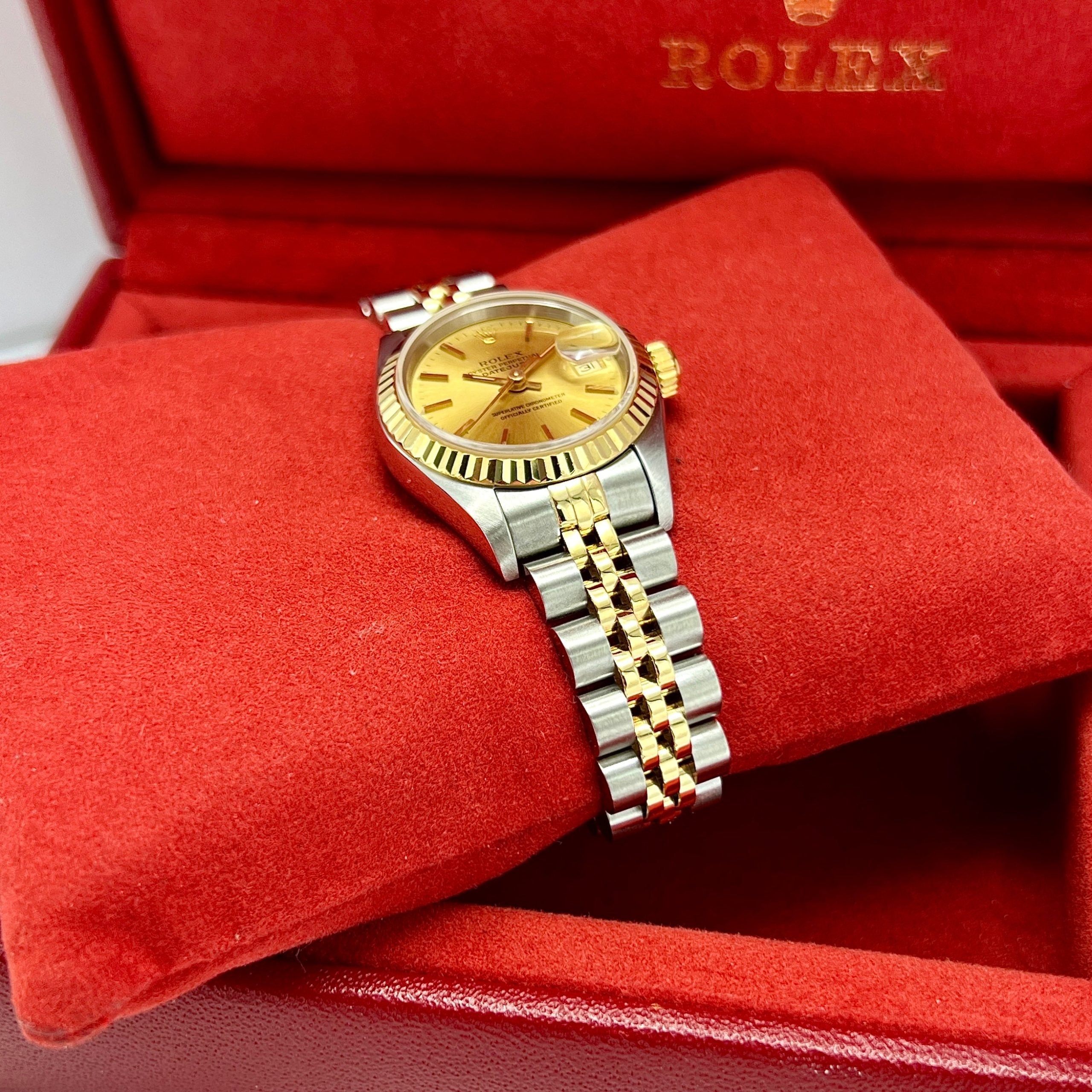 Lady Datejust 26mm 69173 (Champagne Baton Dial)