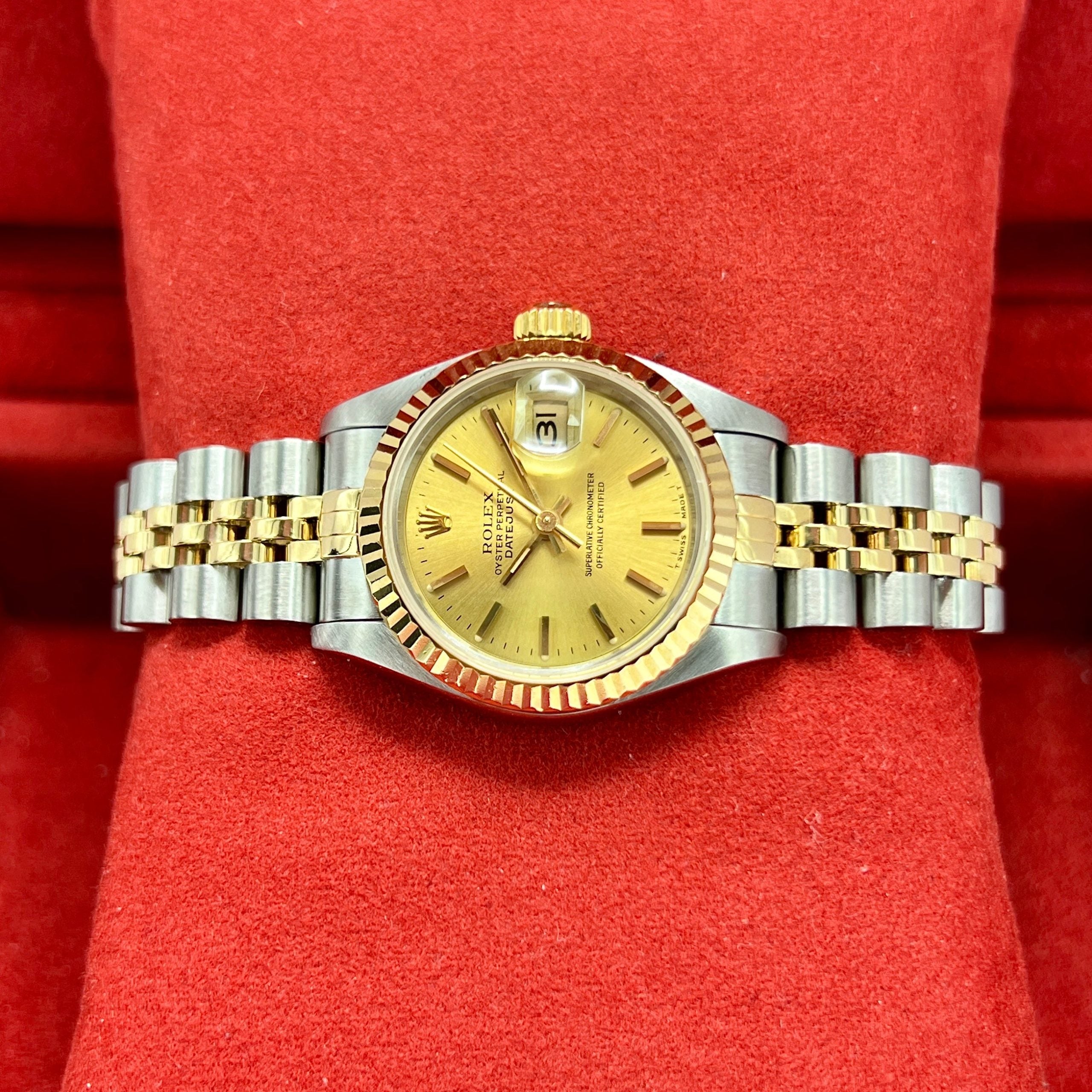 Lady Datejust 26mm 69173 (Champagne Baton Dial)