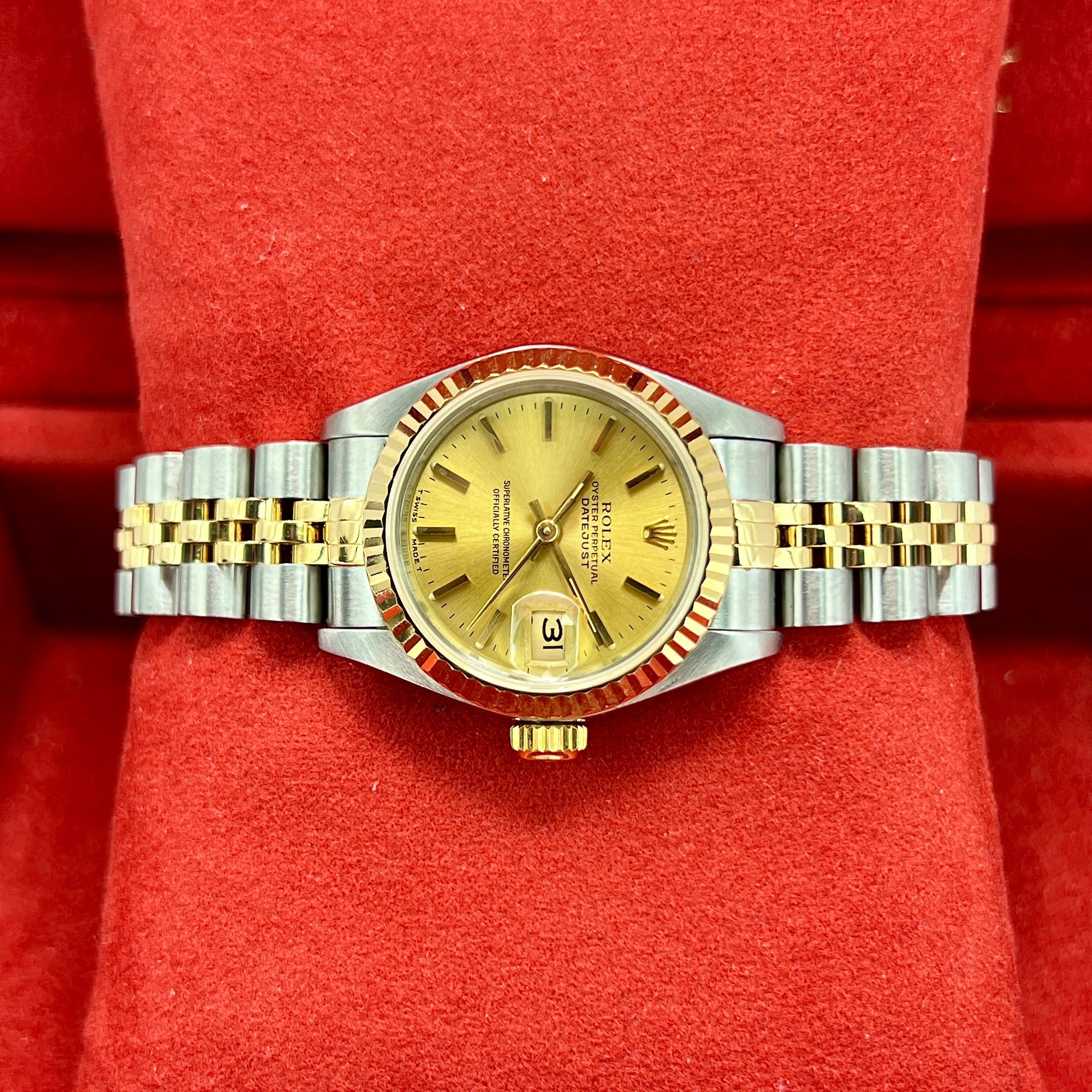 Lady Datejust 26mm 69173 (Champagne Baton Dial)