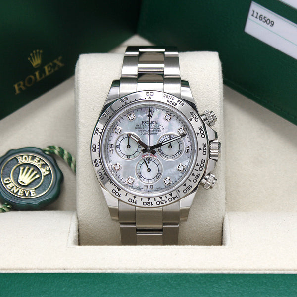 Cosmograph Daytona 116509 (Mother Of Pearl Diamond Dial)