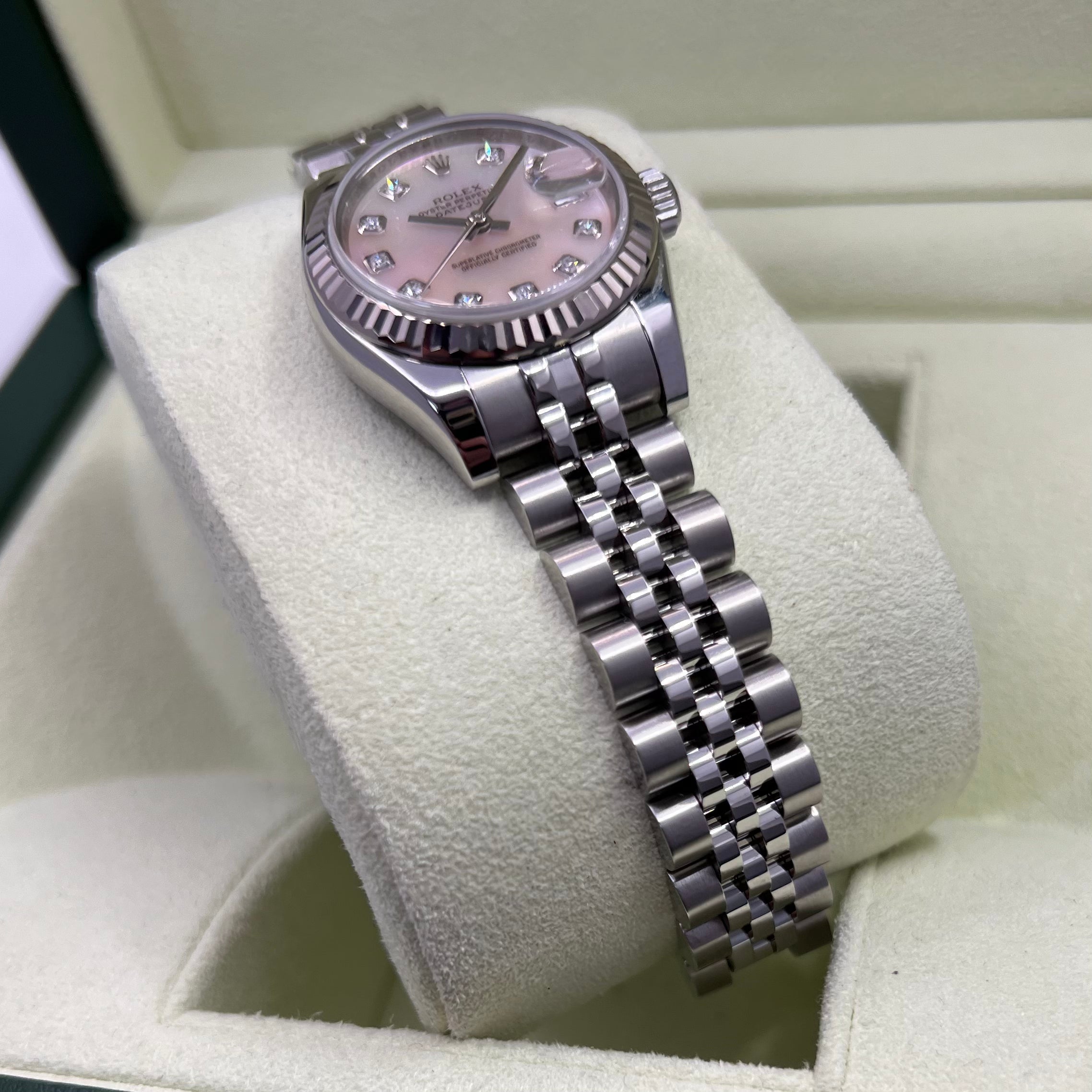 Lady-Datejust 179174 (Mother-of-Pearl Diamond Dial)