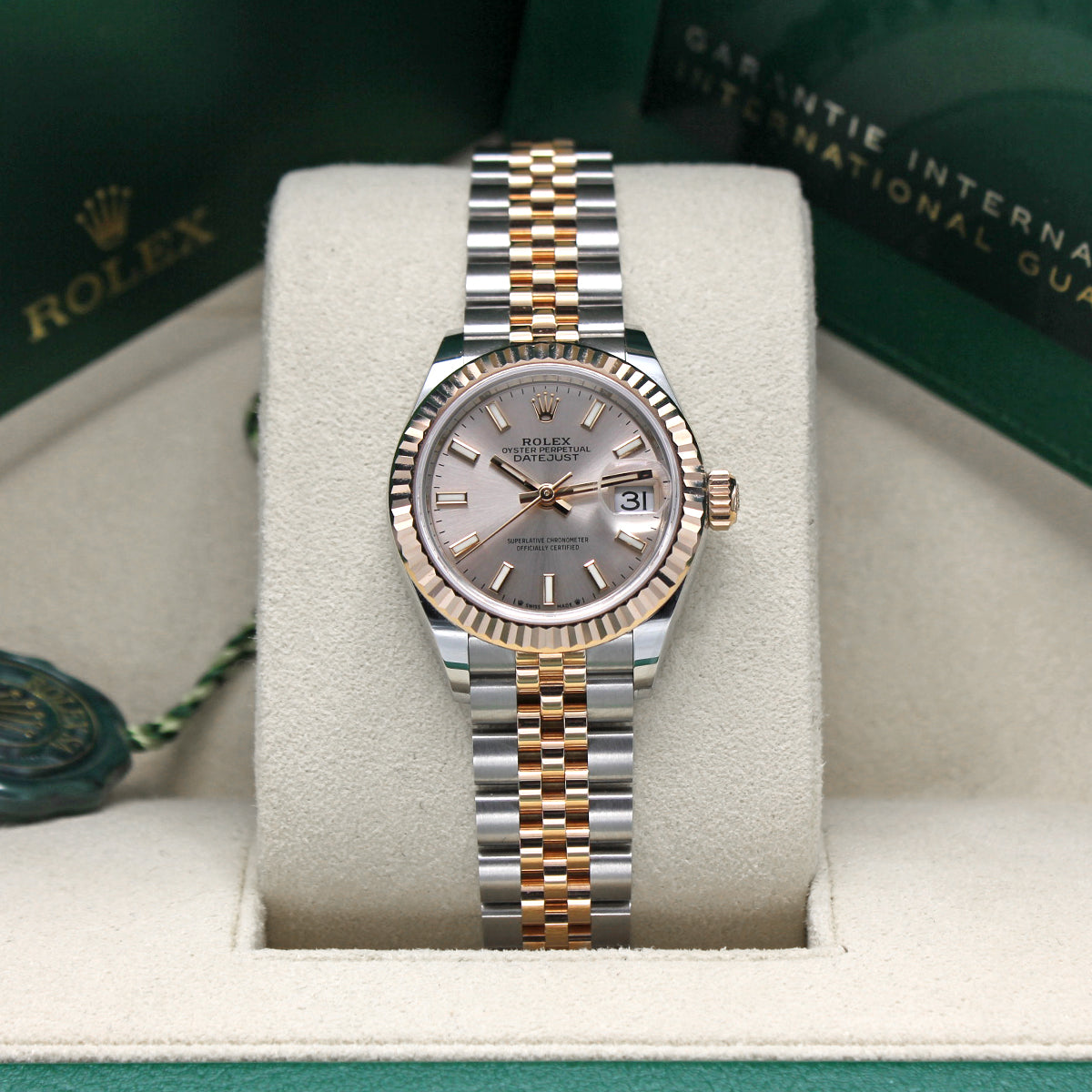 Lady-Datejust 28mm 279171 (Sundust Rose Baton Dial)