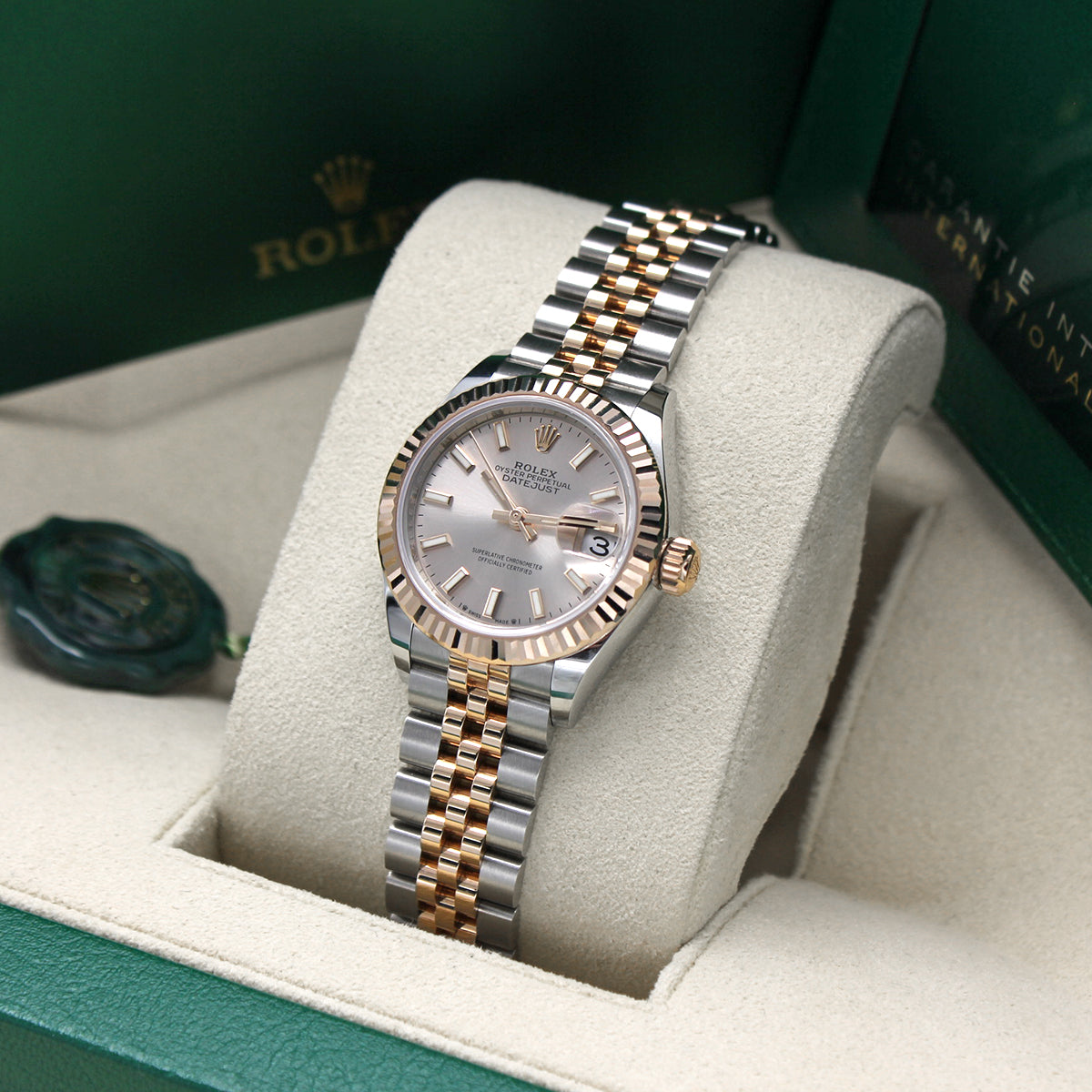 Lady-Datejust 28mm 279171 (Sundust Rose Baton Dial)