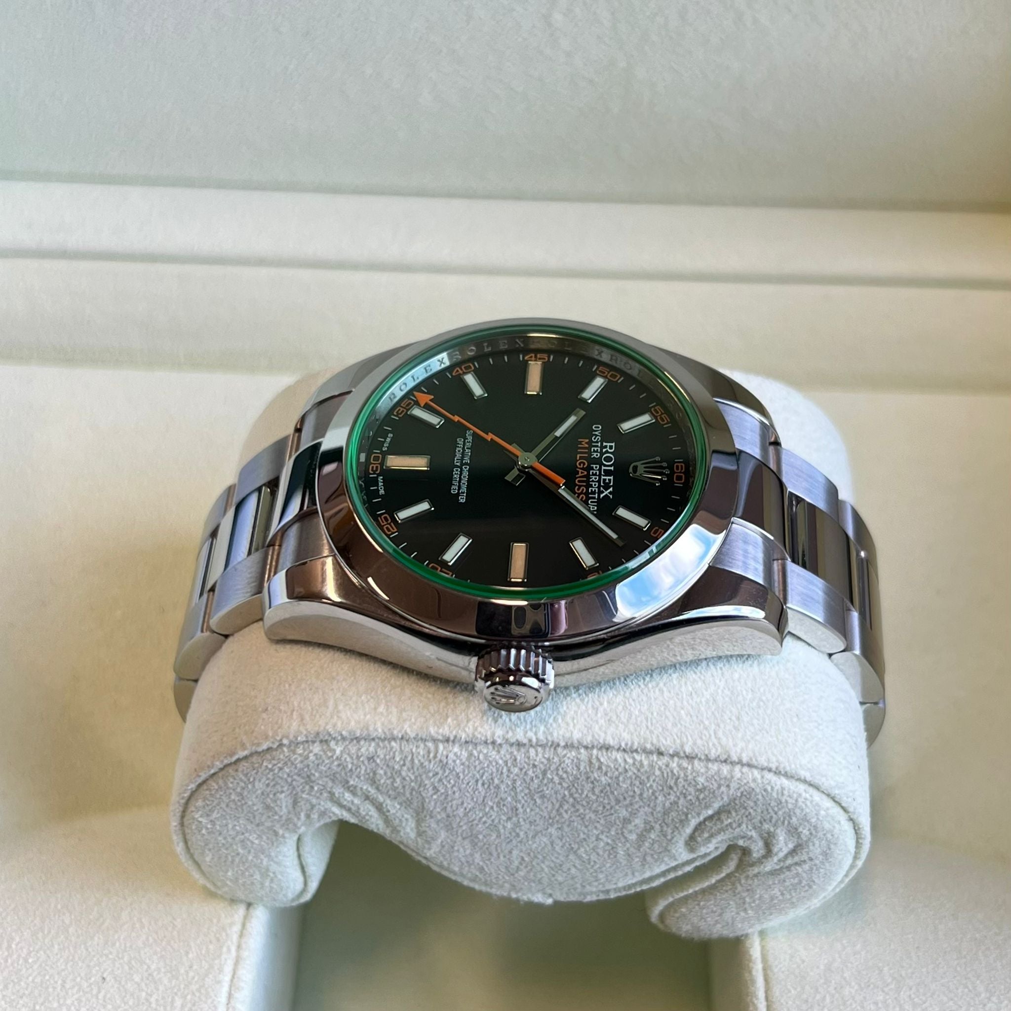 Milgauss 116400GV (Black Dial-Green Glass)