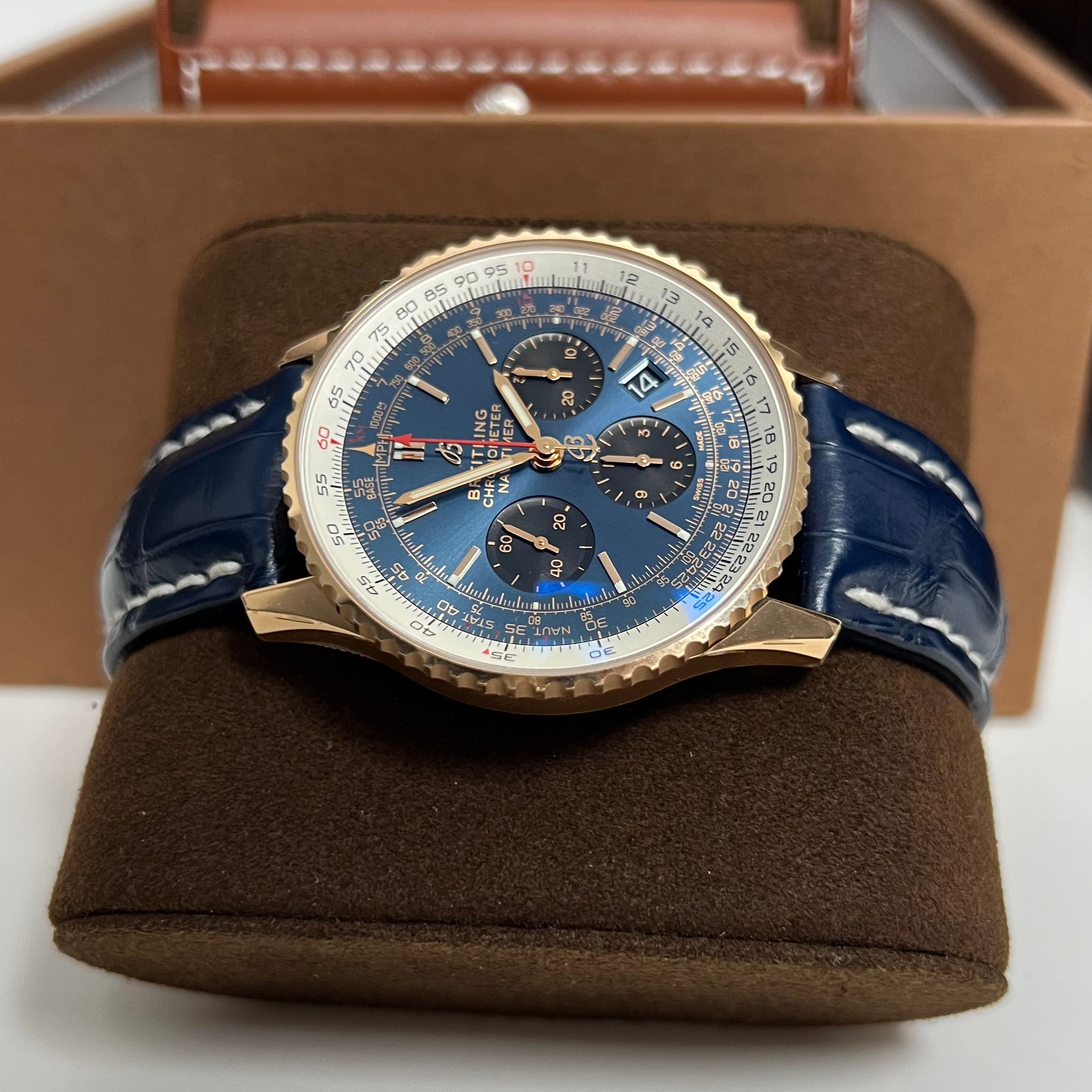 Navitimer 1 B01 Chronograph RB0121 (Blue Dial)