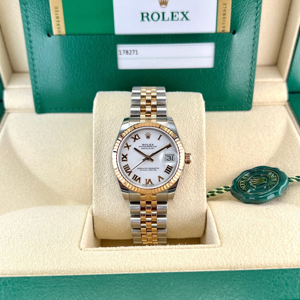 Datejust 31mm Midi 178271 (White Roman Numeral Dial)