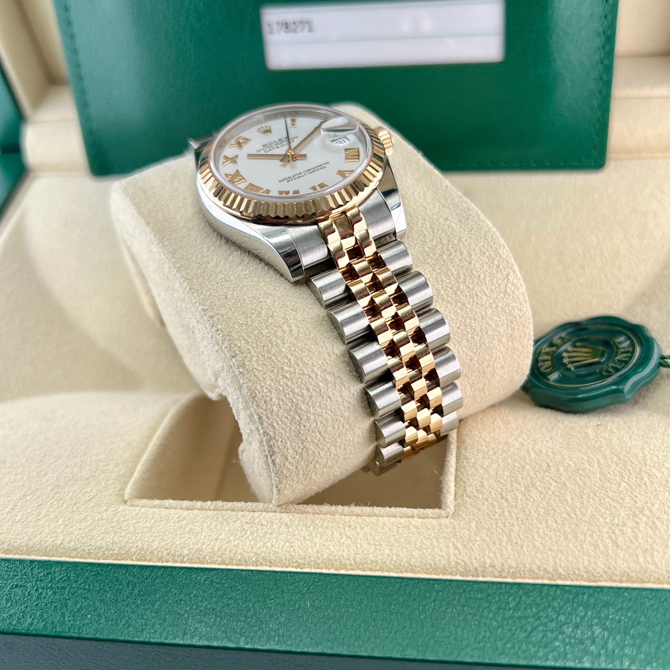 Datejust 31mm Midi 178271 (White Roman Numeral Dial)