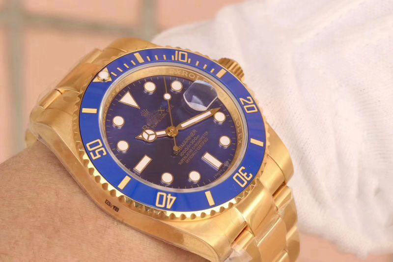 116618LB YELLOW GOLD BLUE