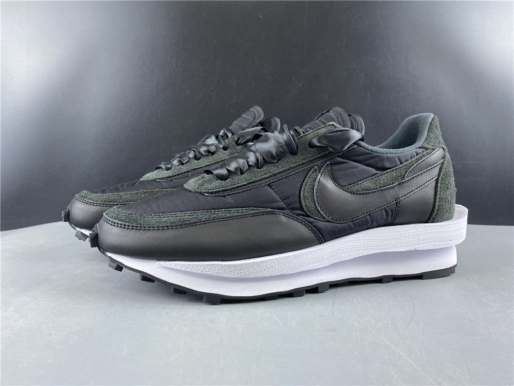 Sacai X Nike LD Waffle ??black Nylon