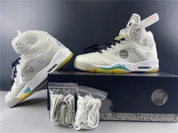 Air Jordan 5 off-white Sail