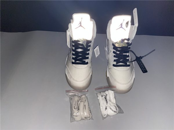 Air Jordan 5 off-white Sail