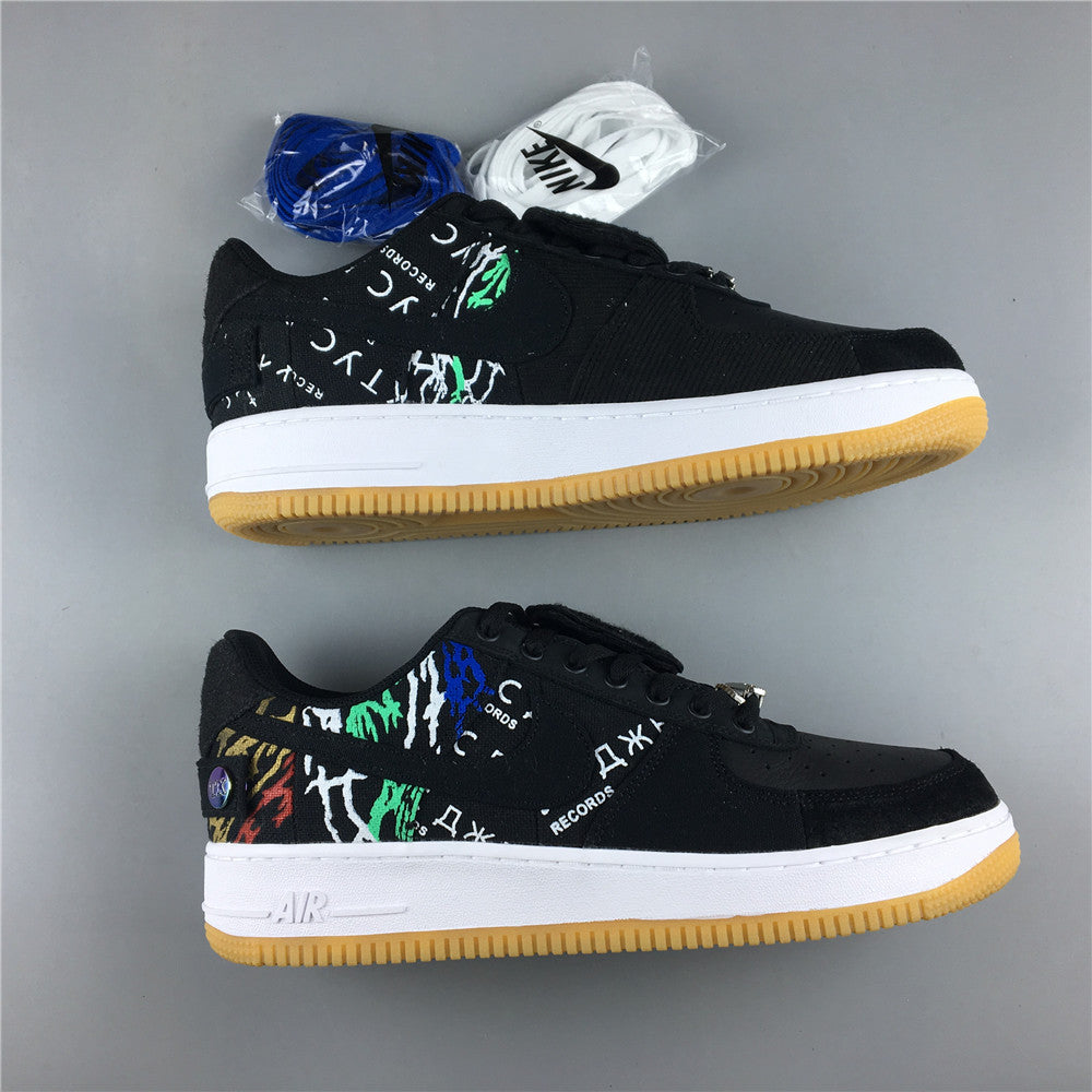 TRAVIS SCOTT X NIKE AF1 LOW ASTROWORLD BLACK/MULTI-COLOR