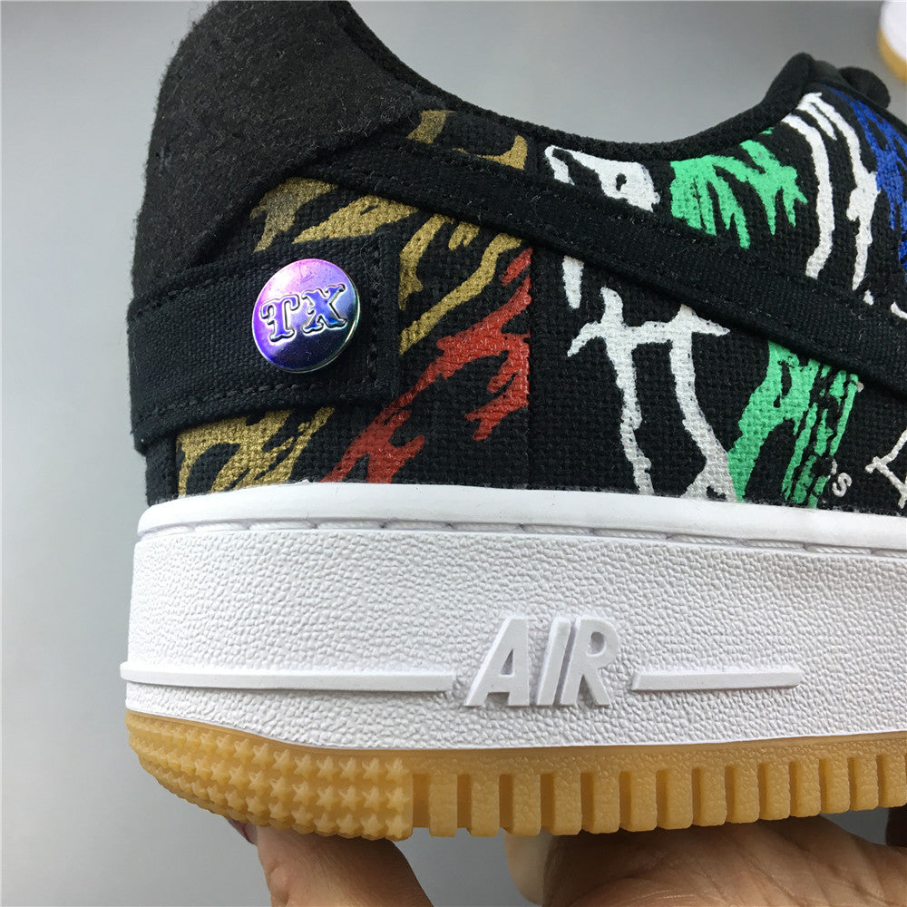 TRAVIS SCOTT X NIKE AF1 LOW ASTROWORLD BLACK/MULTI-COLOR