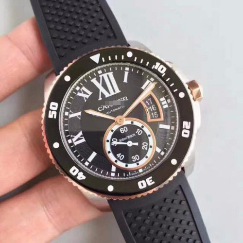 CALIBRE DE  DIVER W7100056 42MM JF FACTORY BLACK DIAL