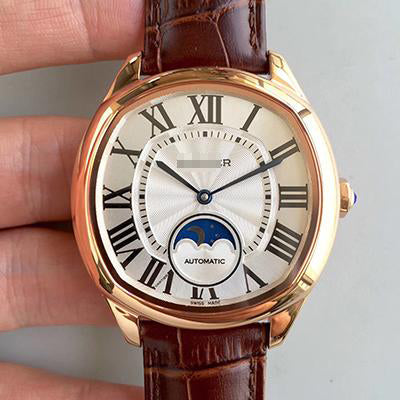 DRIVE DE  MOONPHASE WGNM0008 ROSE GOLD SILVER DIAL