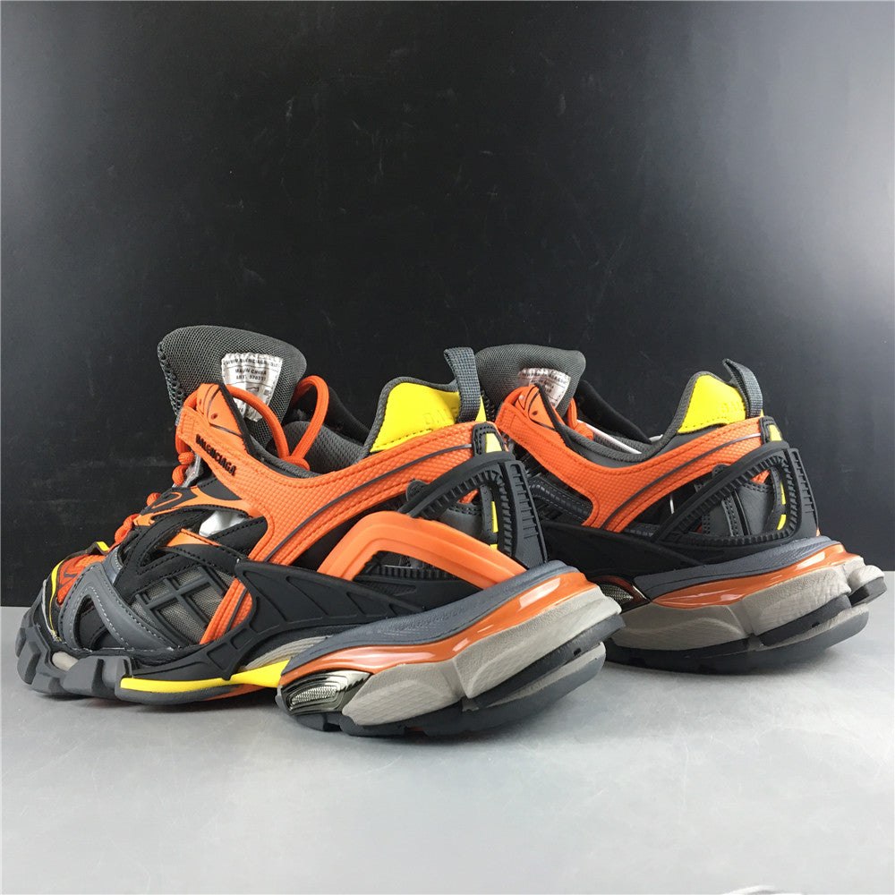 Balenciaga Orange Track.2 Open Sneakers