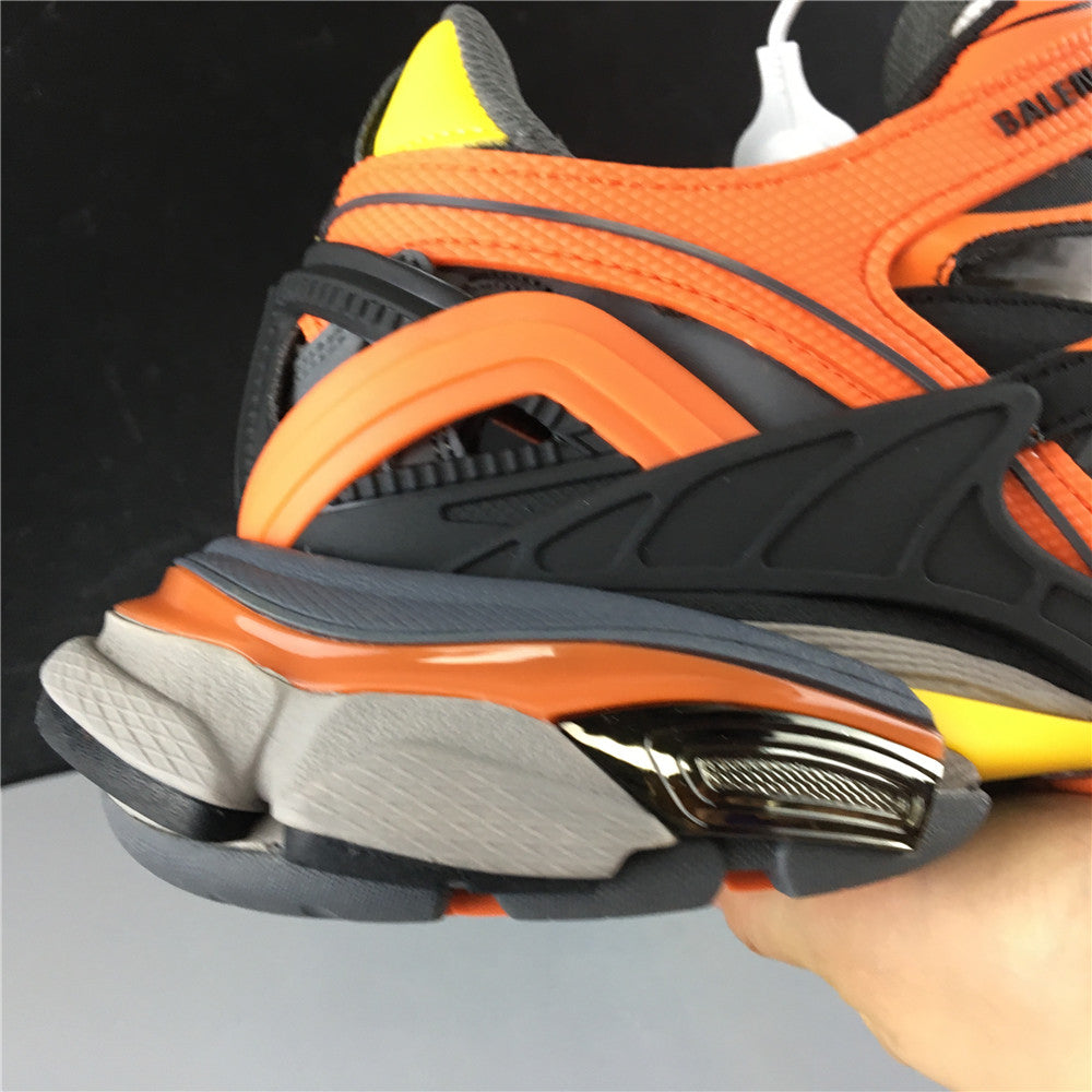 Balenciaga Orange Track.2 Open Sneakers