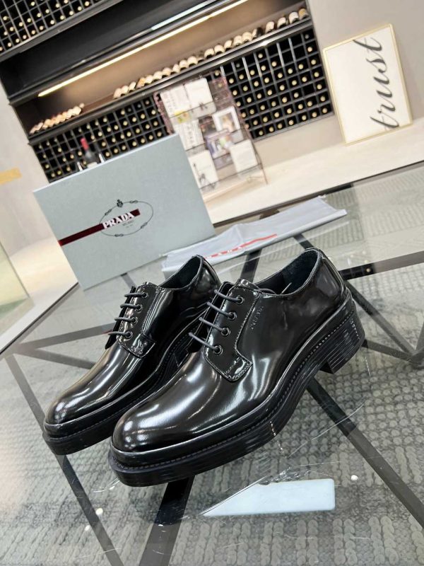 Prada leather shoes