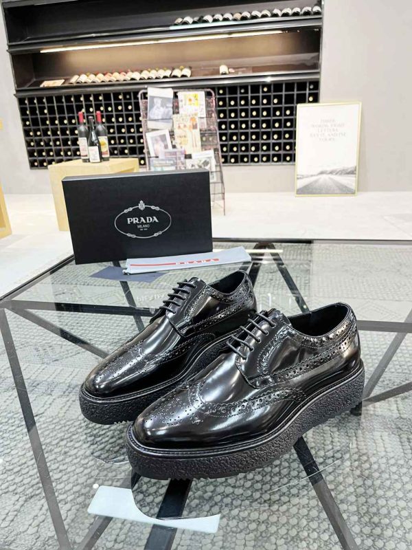 Prada leather shoes