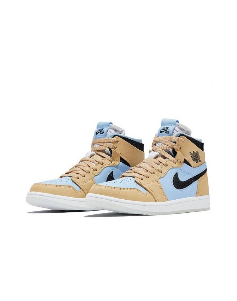 Wmns Air Jordan 1 High Zoom Comfort High 'Psychic Blue Sesame'