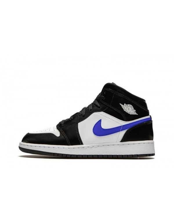 Air Jordan 1 Mid GS 'Black Racer Blue'