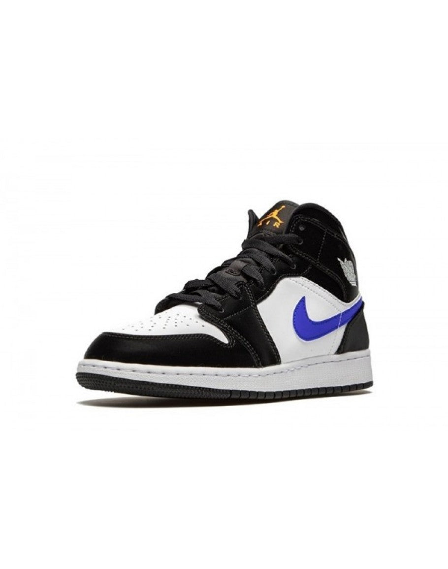 Air Jordan 1 Mid GS 'Black Racer Blue'