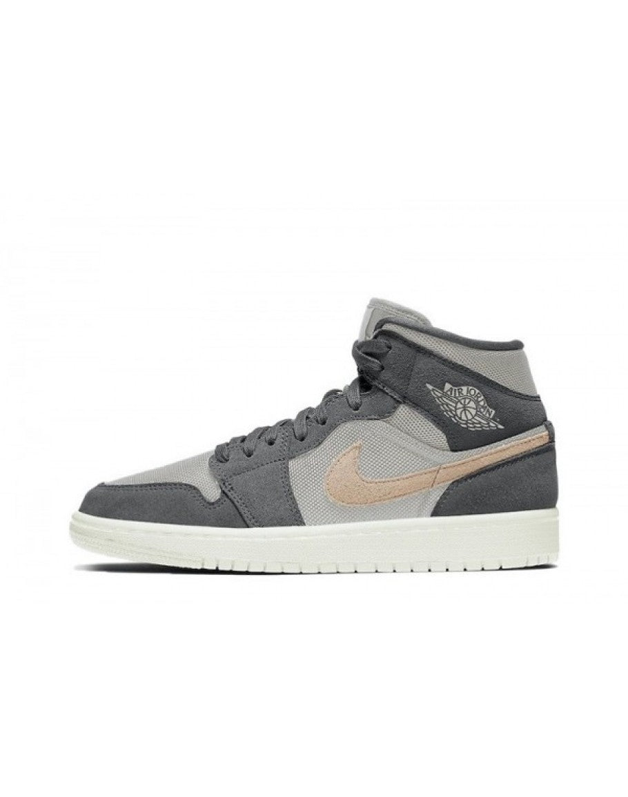 Wmns Air Jordan 1 Mid 'Iron Grey Onyx'