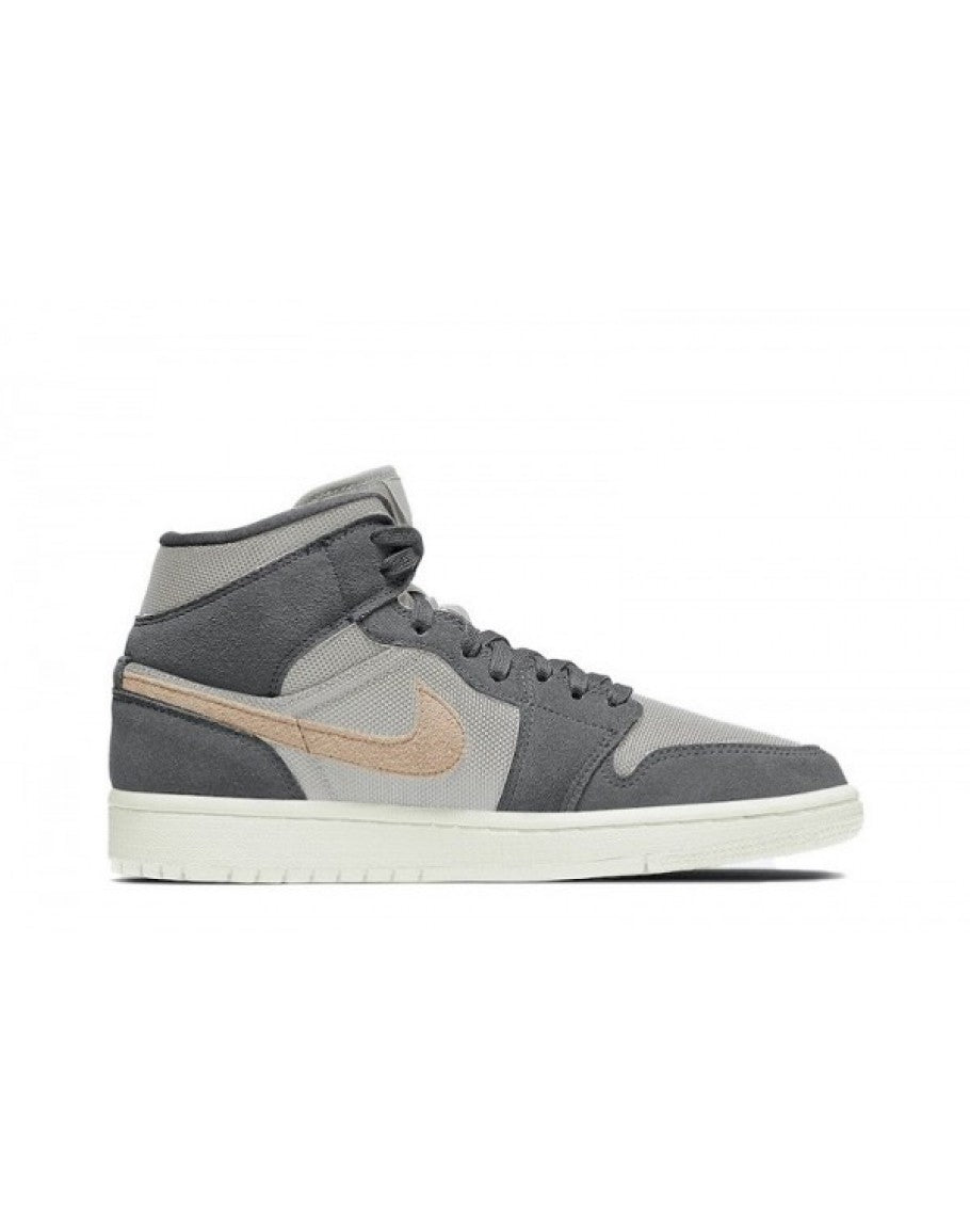 Wmns Air Jordan 1 Mid 'Iron Grey Onyx'