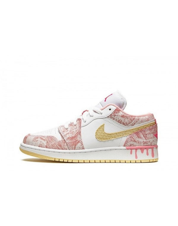 Air Jordan 1 Low GS 'Strawberry Ice Cream'