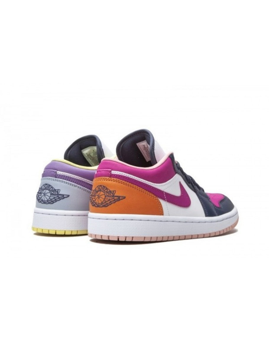 Wmns Air Jordan 1 Low SE 'Mismatched – Purple Magenta'