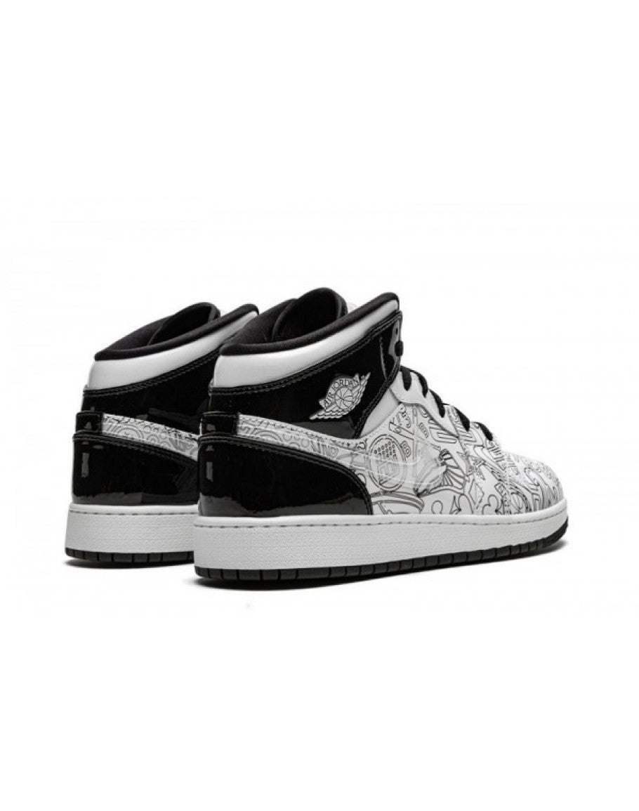 Air Jordan 1 Mid SE GS 'DIY'