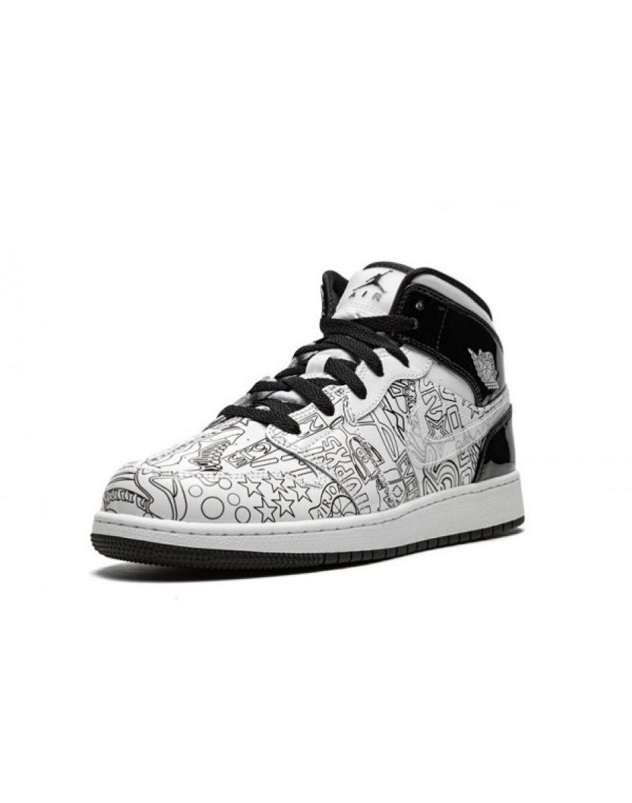 Air Jordan 1 Mid SE GS 'DIY'