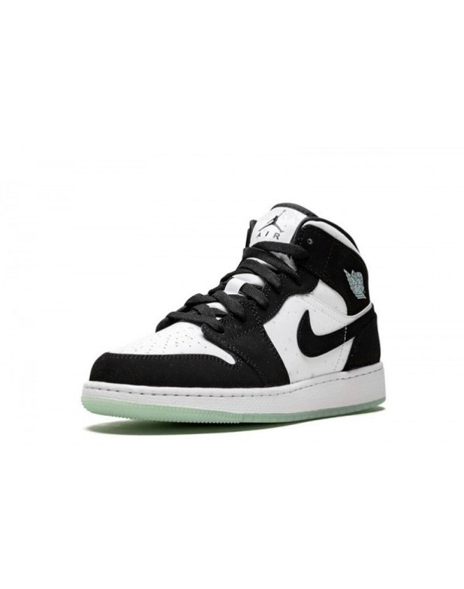 Air Jordan 1 Mid SE GS 'Glow in the Dark Panda'