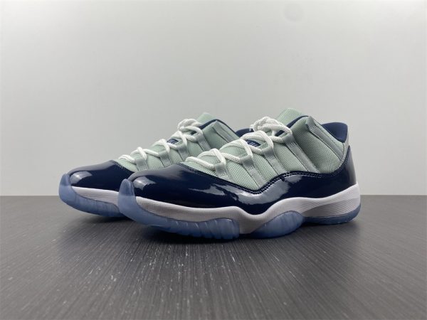 Air Jordan 11 Low blue and white