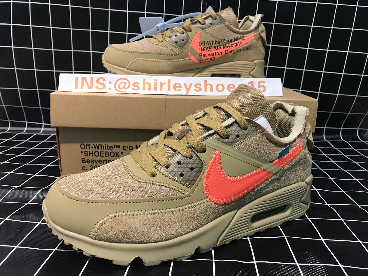 OFF-WHITE x Nike Air Max 90 Desert Ore