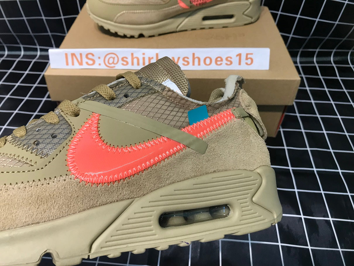 OFF-WHITE x Nike Air Max 90 Desert Ore