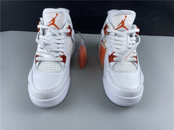 Air Jordan 4 Retro Pure Money white orange