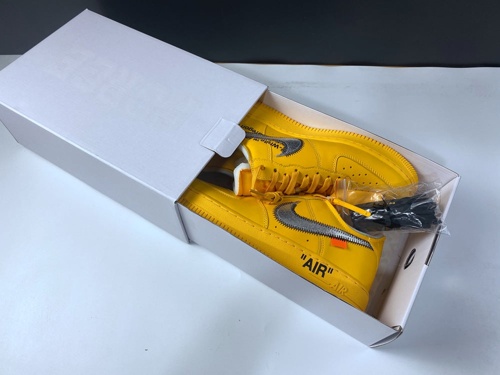 Off-White x Nike Air Force 1 Low University Gold