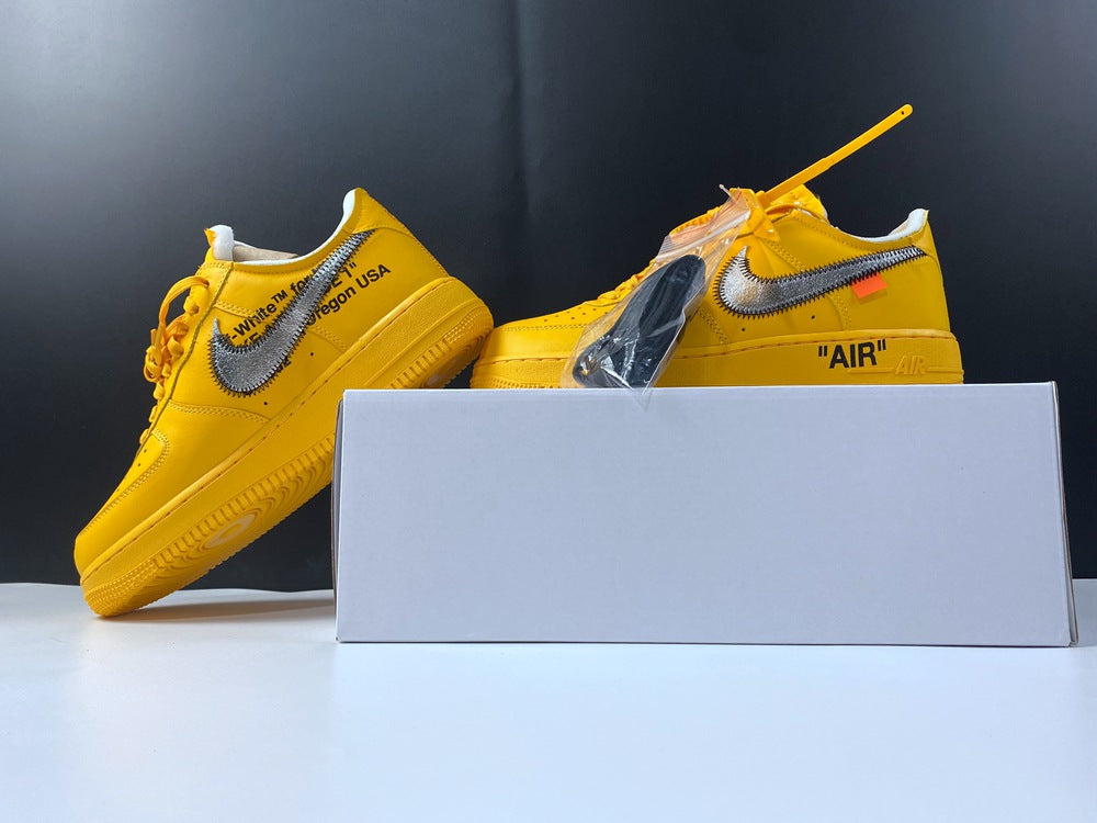 Off-White x Nike Air Force 1 Low University Gold