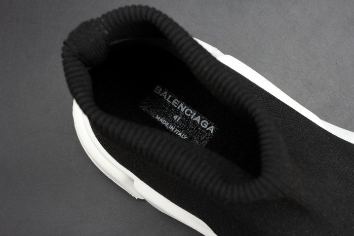 Balenciaga Stretch Mesh High Top Sneaker Black White