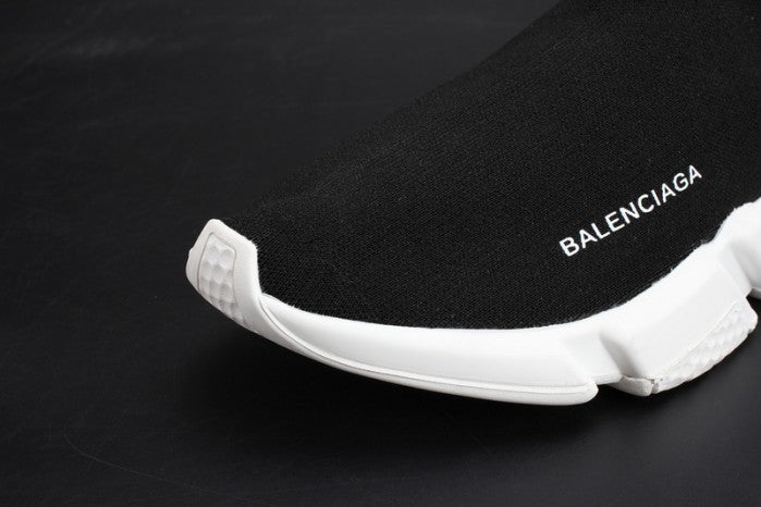 Balenciaga Stretch Mesh High Top Sneaker Black White