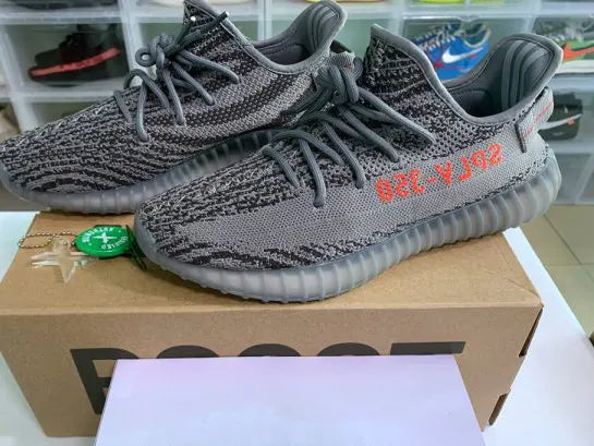 ADIDAS YEEZY BOOST 350 V2 BELUGA 2.0 GREY BOLD ORANGE AH2203